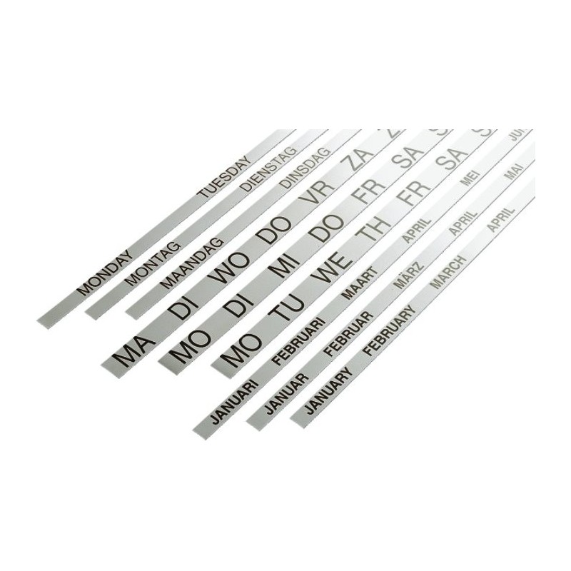 Banda magnetica numere saptamani pentru planner saptamanal 60 x120, SMIT