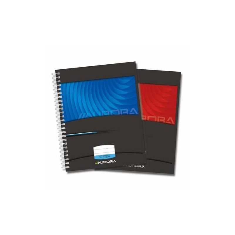 Caiet cu spirala, A5, 50 file - 90g/mp, coperti carton, AURORA Mano - dictando