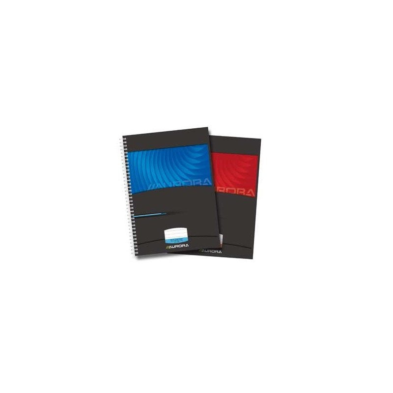 Caiet cu spirala, A4, 50 file - 90g/mp, coperti carton lucios, AURORA Mano - dictando