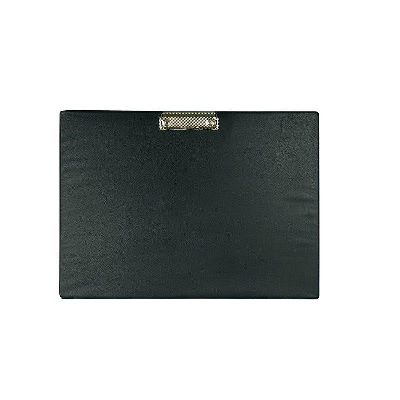 Clipboard simplu A3 - landscape, plastifiat PVC, ALCO - negru