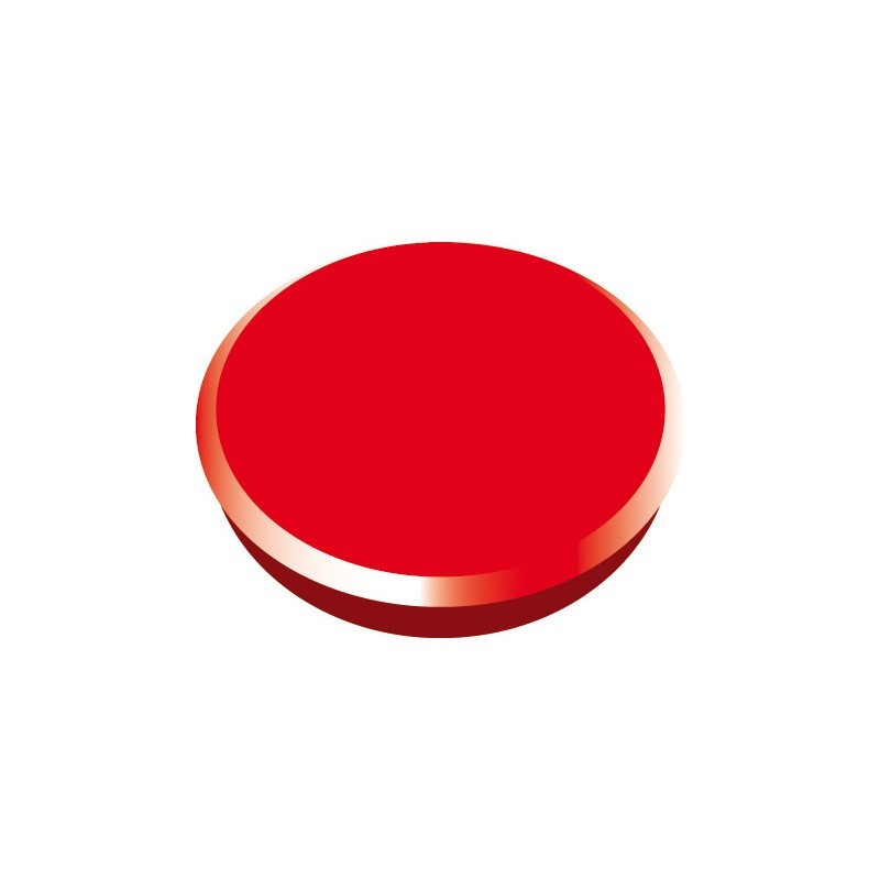 Magneti 24mm, 10/cutie, ALCO - rosu
