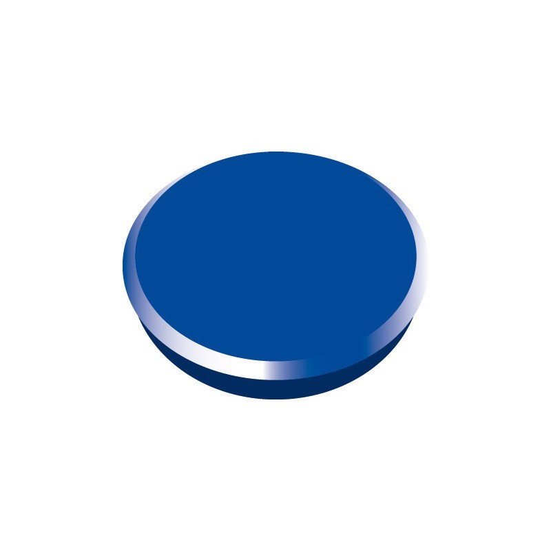 Magneti 24mm, 10/cutie, ALCO - albastru