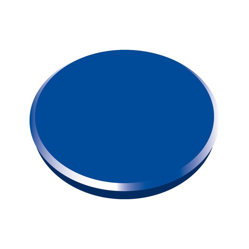 Magneti 32mm, 10/cutie, ALCO - albastru