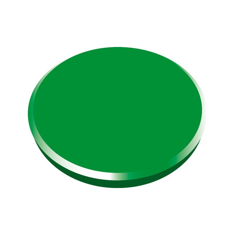 Magneti 32mm, 10/cutie, ALCO - verde