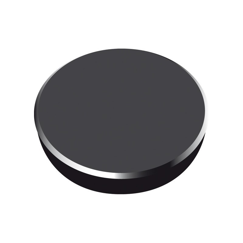 Magneti 38mm, strong, 10/cutie, ALCO - negru