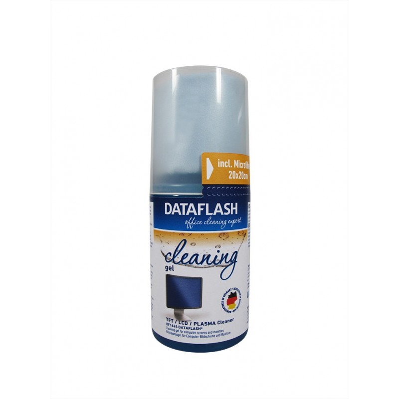Gel curatare monitoare TFT/LCD/notebook, 200ml, + laveta microfiber (20 x 20cm), DATA FLASH