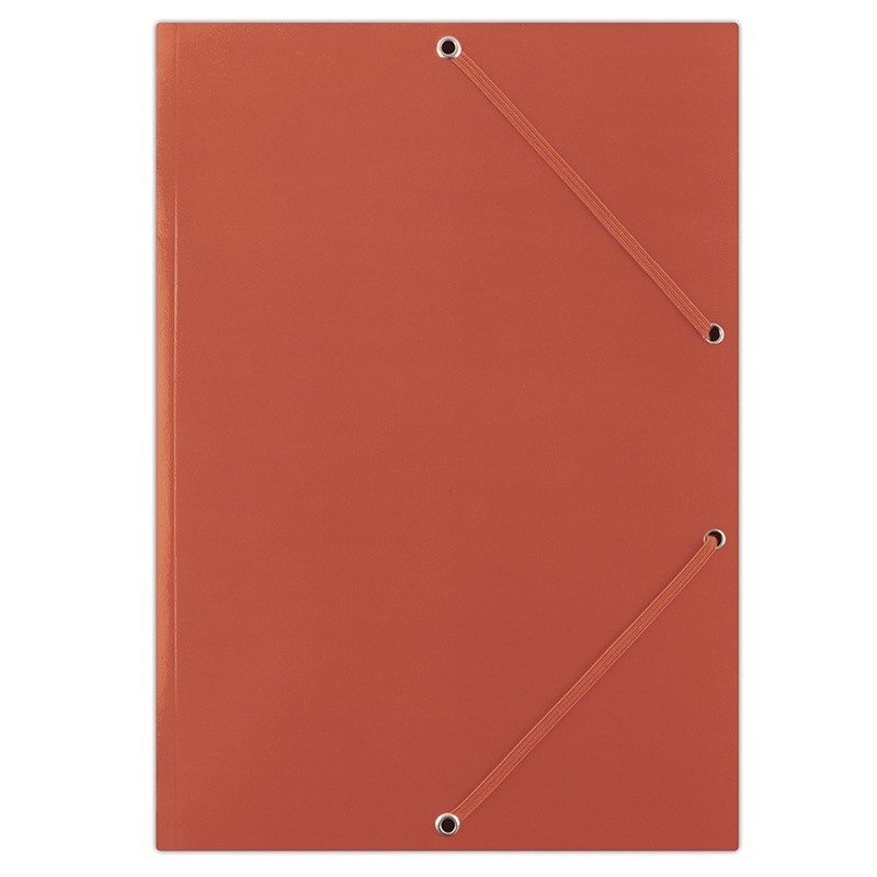 Mapa din carton plastifiat, cu elastic pe colturi, 400gsm, DONAU - rosu