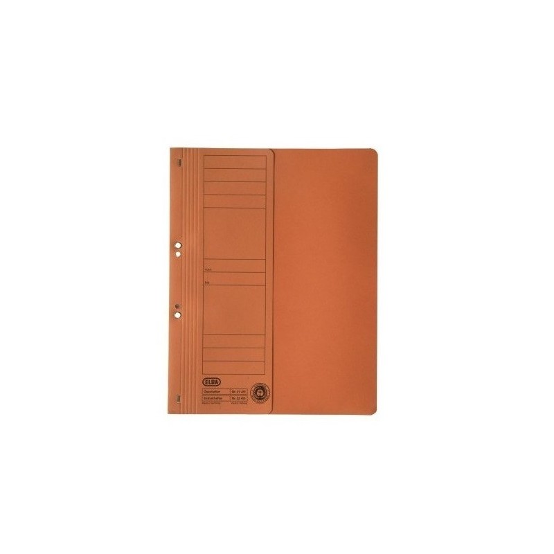 Dosar carton cu capse 1/2 ELBA - orange