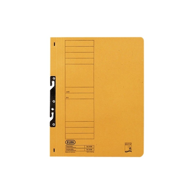 Dosar carton incopciat 1/1 ELBA - orange