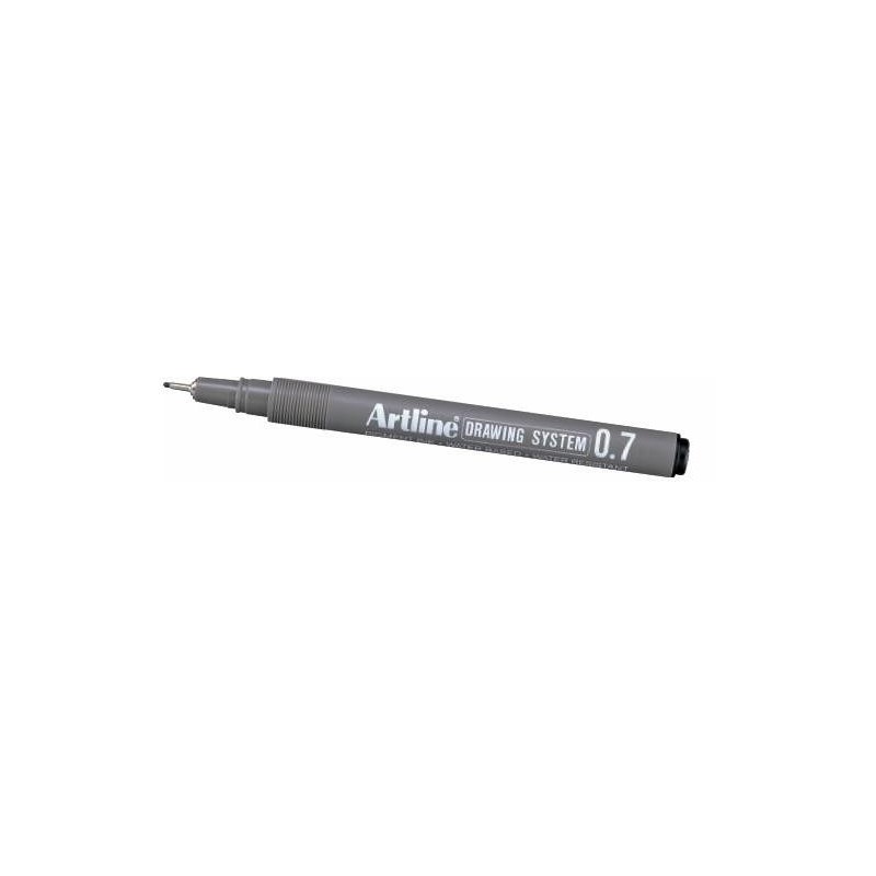 Marker pentru desen tehnic ARTLINE, varf fetru 0.7mm - negru