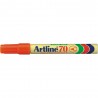 Permanent marker ARTLINE 70, corp metalic, varf rotund 1.5mm - portocaliu