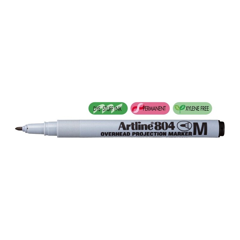 OHP Non-Permanent marker ARTLINE 804, varf mediu - 1.0mm - negru