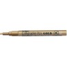Marker ARTLINE Calligraphy, corp metalic, varf tesit din fetru 2.5mm - auriu