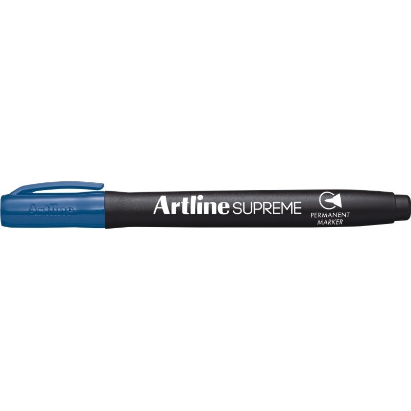 Permanent marker ARTLINE Supreme, corp plastic, varf rotund 1.0mm - albastru royal