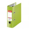 Biblioraft ESSELTE No. 1 Power, A5, plastifiat PP/PP, margine metalica, 75 mm - Vivida verde