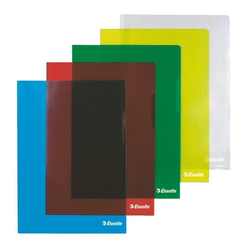 Mapa de protectie ESSELTE, A4, cristal, 150 microni, 25 buc/set - transparent