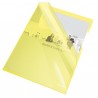Mapa de protectie ESSELTE, A4, cristal, 150 microni, 25 buc/set - galben