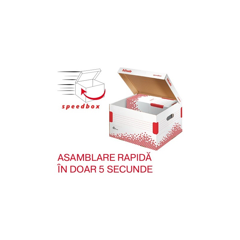 Container de arhivare ESSELTE Speedbox cu capac M