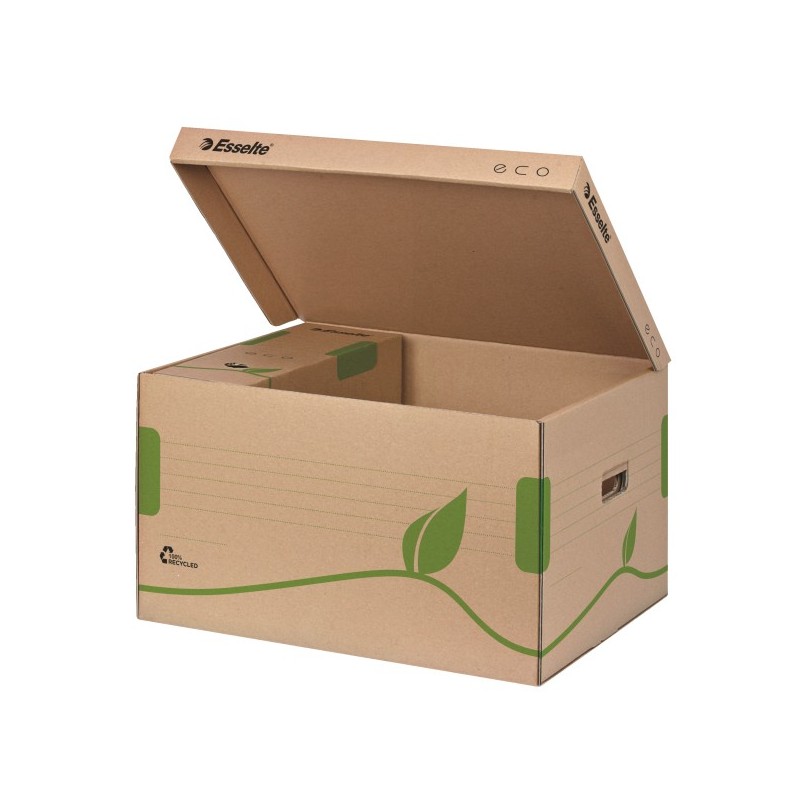 Container de arhivare ESSELTE Eco, cu capac pentru cutii 80/100