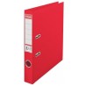 Biblioraft ESSELTE No. 1 Power, A4, plastifiat PP/PP, margine metalica, 50 mm - Vivida rosu