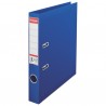 Biblioraft ESSELTE No. 1 Power, A4, plastifiat PP/PP, margine metalica, 50 mm - albastru