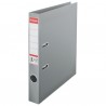 Biblioraft ESSELTE No. 1 Power, A4, plastifiat PP/PP, margine metalica, 50 mm - gri