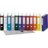 Biblioraft ESSELTE Economy, A4, plastifiat PP, margine metalica, 50 mm - portocaliu