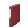 Biblioraft ESSELTE Economy, A4, plastifiat PP, margine metalica, 50 mm - visiniu