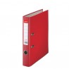 Biblioraft ESSELTE Economy, A4, plastifiat PP, margine metalica, 50 mm - rosu