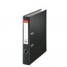 Biblioraft ESSELTE Economy, A4, plastifiat PP, margine metalica, 50 mm - negru