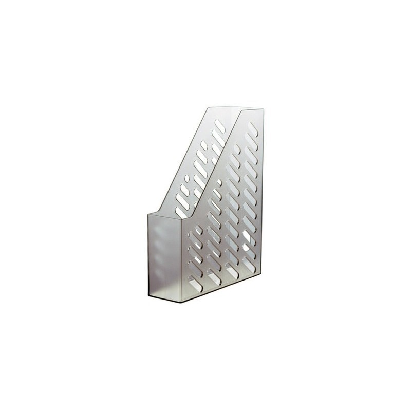 Suport vertical plastic pentru cataloage HAN Klassik - transparent gri