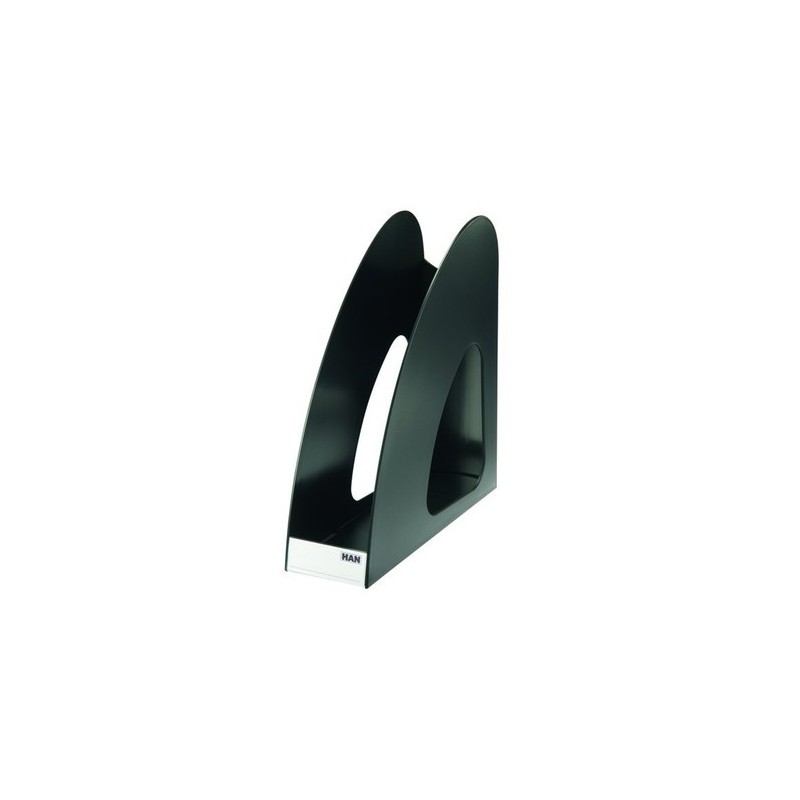 Suport vertical plastic pentru cataloage HAN Twin - negru
