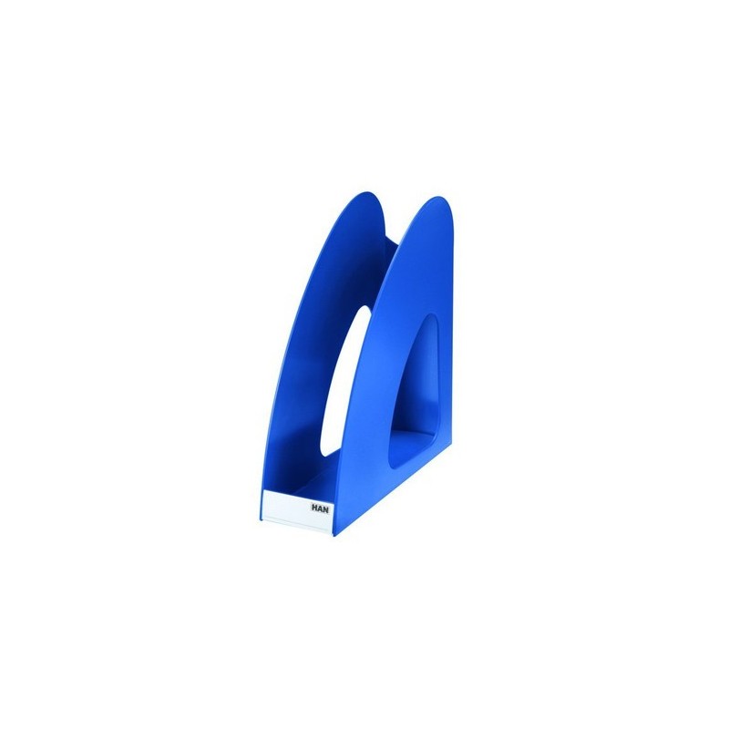 Suport vertical plastic pentru cataloage HAN Twin - albastru