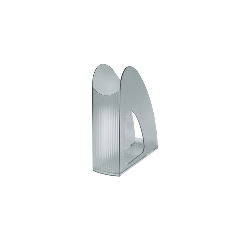 Suport vertical plastic pentru cataloage HAN Twin - transparent gri