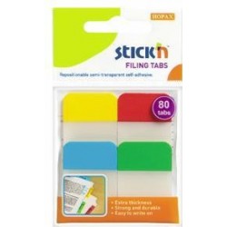 Stick index plastic transp....