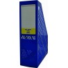 Suport vertical plastic pentru cataloage, 75mm, KEJEA - albastru