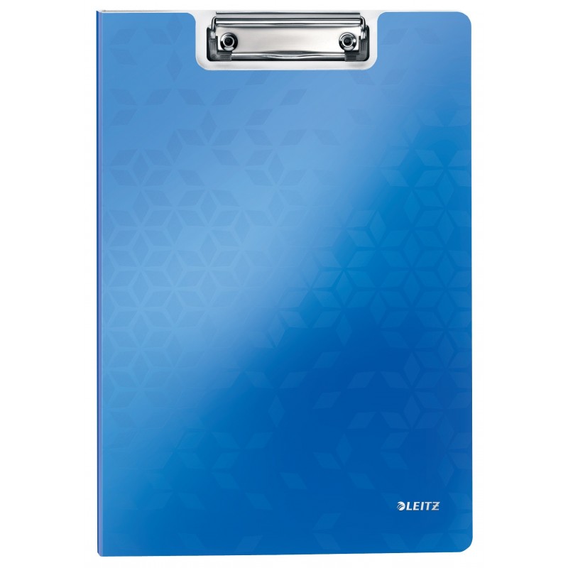 Clipboard dublu LEITZ Wow, PP - albastru metalizat