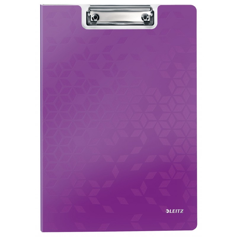 Clipboard dublu LEITZ Wow, PP - mov metalizat
