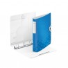 Caiet mecanic LEITZ Active Wow SoftClick, mecanism 4DR, inel 30mm, polyfoam - albastru metalizat