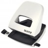 Perforator metalic LEITZ WOW 5008 NeXXt Series, cutie, 30 coli - alb perla