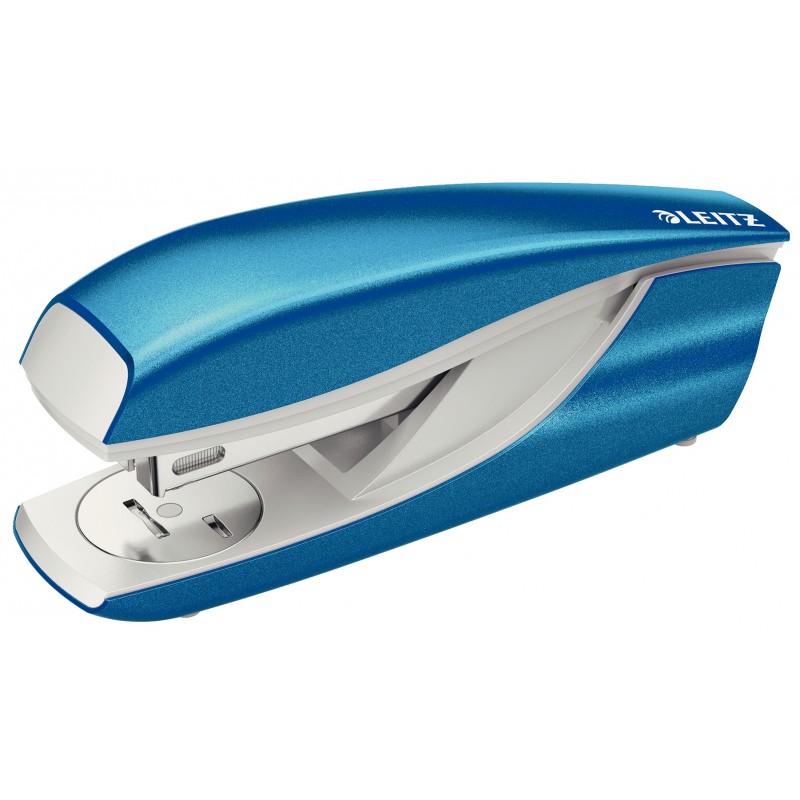 Capsator metalic, LEITZ WOW 5502 NeXXt Series, cutie, 30 coli - albastru metalizat