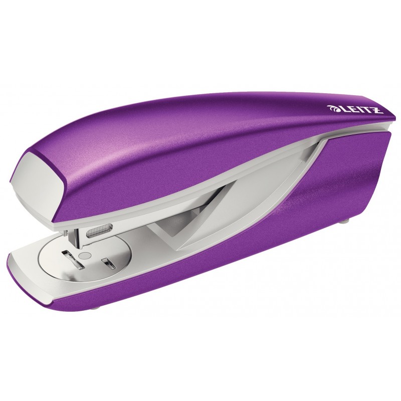 Capsator metalic, LEITZ WOW 5502 NeXXt Series, cutie, 30 coli - mov metalizat