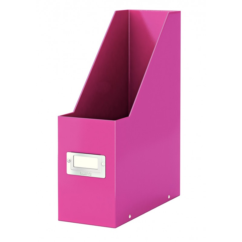 Suport vertical LEITZ Click & Store pentru documente, carton laminat - roz