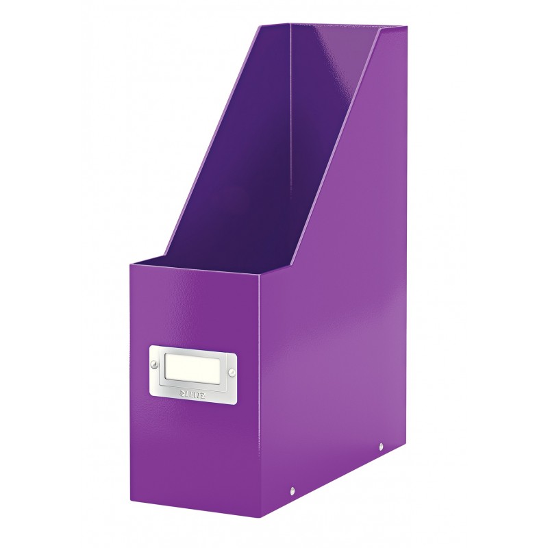 Suport vertical LEITZ Click & Store pentru documente, carton laminat - mov