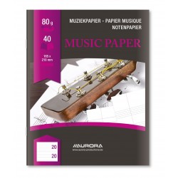 Caiet muzica, A5, 20 file -...