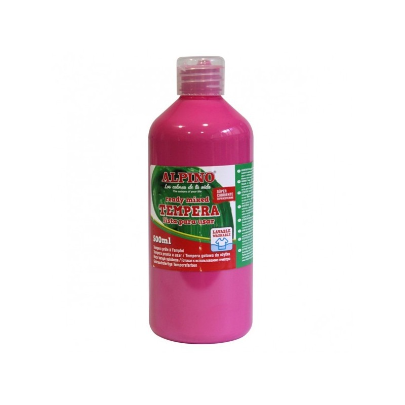 Tempera lavabila, 500ml, Alpino - magenta