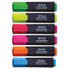 Textmarker varf lat, 6 culori/set, Office Products