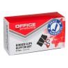 Clip hartie 25mm, 12buc/cutie, Office Products - negru