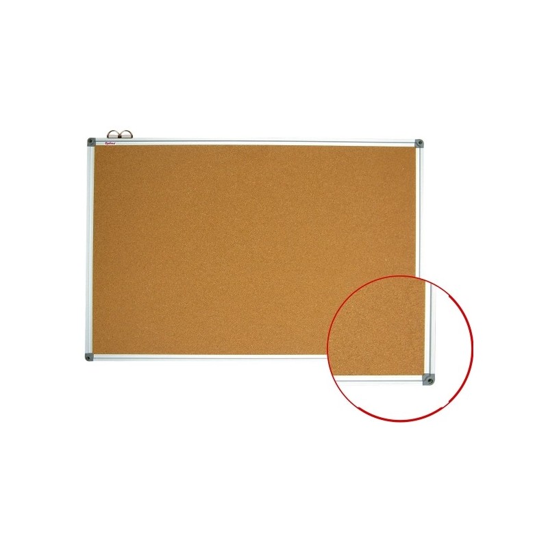 Panou pluta cu rama din aluminiu, 60 x 90 cm, Optima