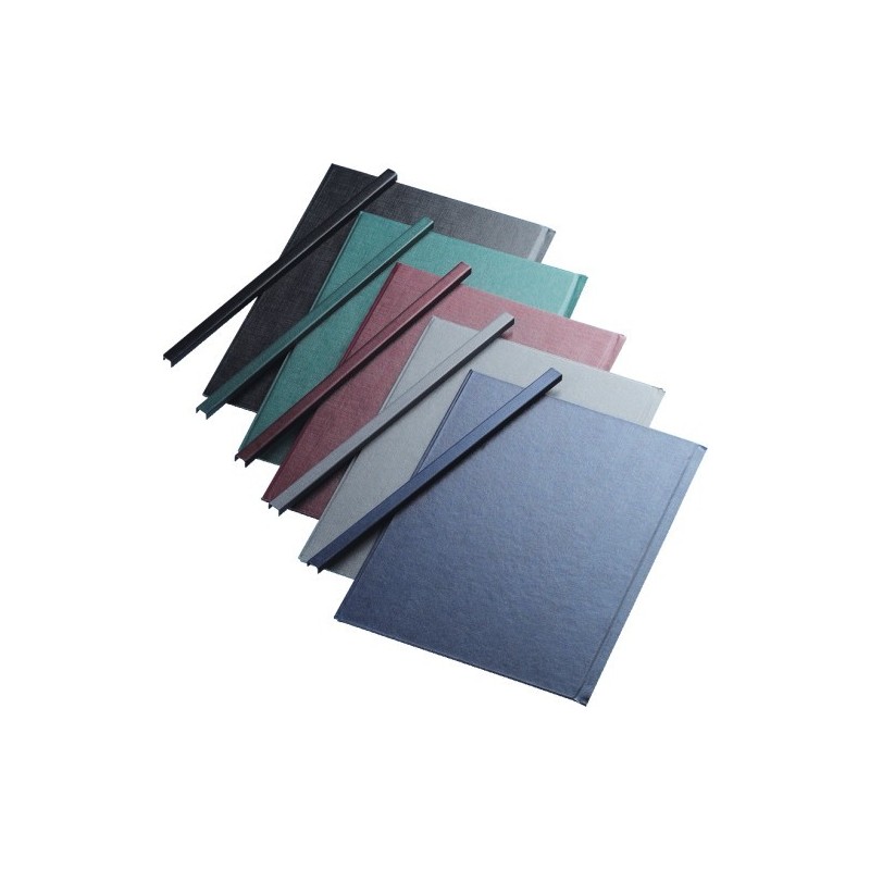 Sina metalica structura panzata, A4, 121-150 pag.(16 mm) 10 buc/set, Metal -BIND OPUS - albastru